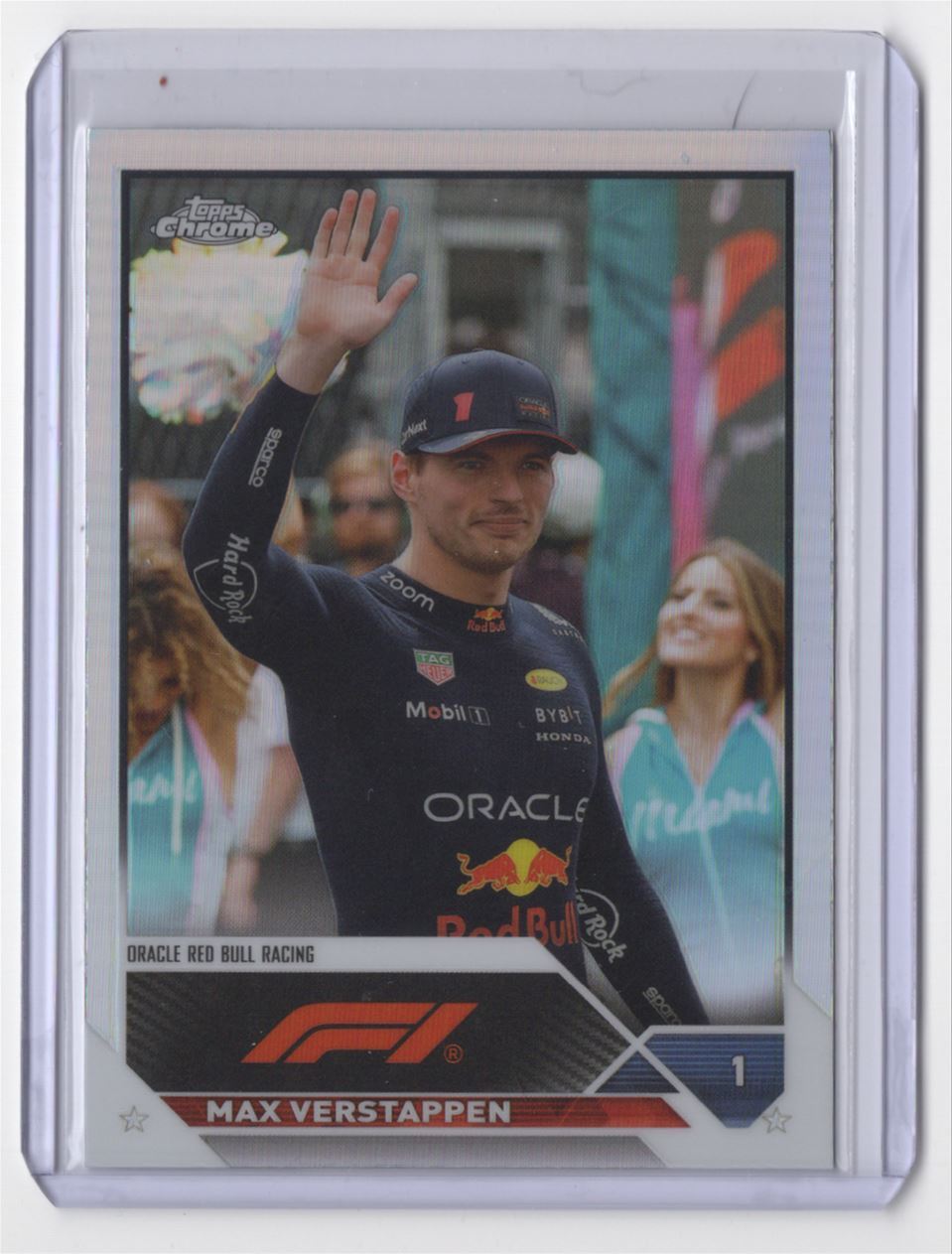 2023 Topps Chrome F1 Refractor Max Verstappen Oracle Red Bull Racing #3