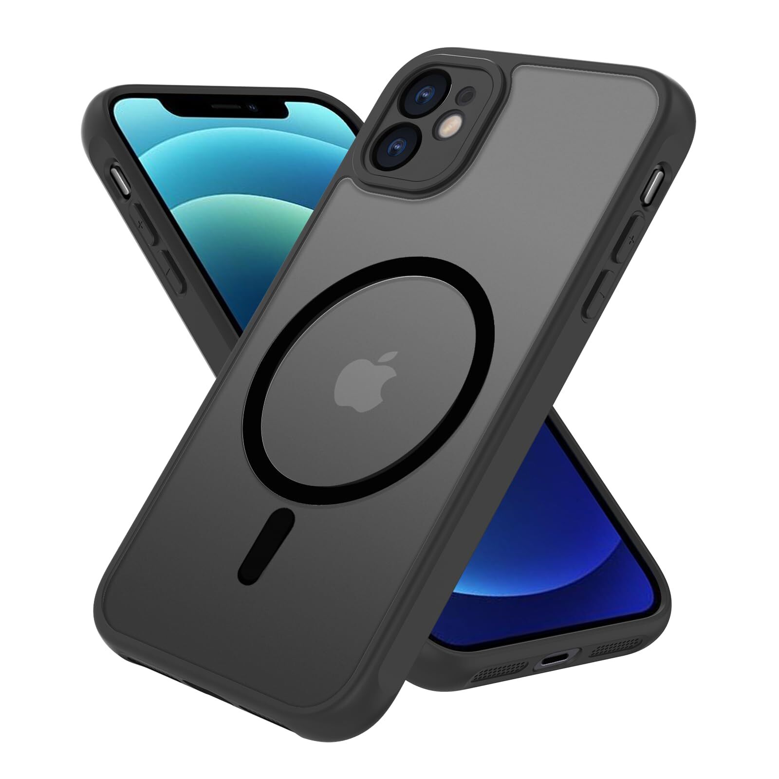for iphone12 case matte feel translucent compatible with MagSafe smartphone 297