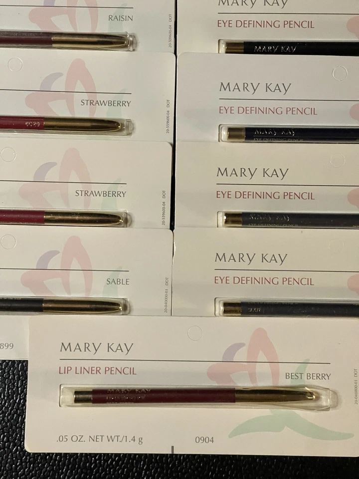 Mary Kay Signature Lot Of 11 Eye Defining Lip Liner Pencil .05oz Mixed Lot Rares - Image 2 of 4