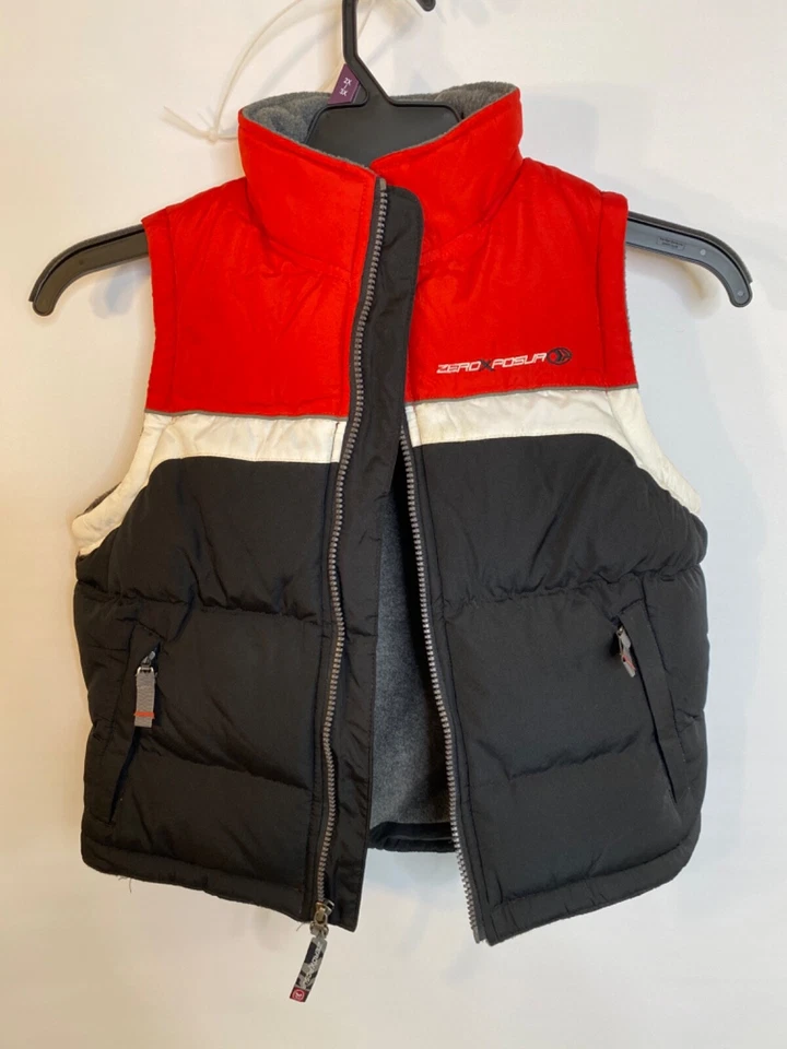 Chaleco Zero X Posur PUFF niños negro, rojo, blanco (patín, surf, nieve) talla L (7 Foto 3 de 4