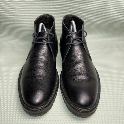 To Boot New York Deer Skin Pebbled Leather Chukka Boots  display picture 3
