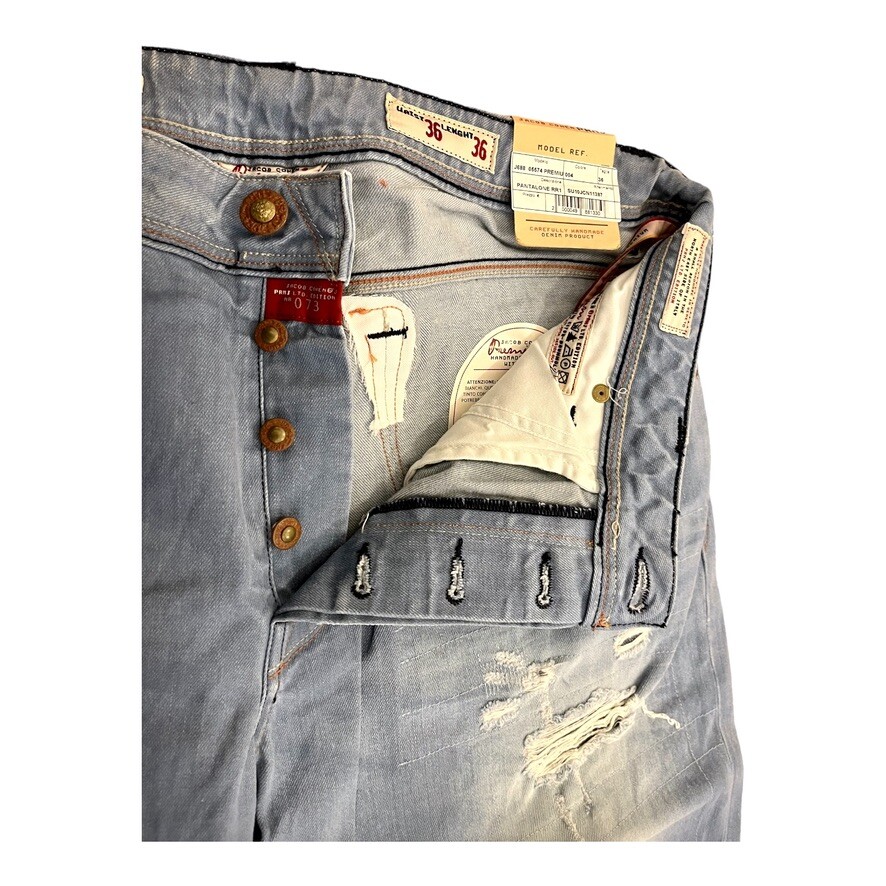 Jacob Cohen Premium Edition J688 Steve Men's Jeans Light Blue Wash