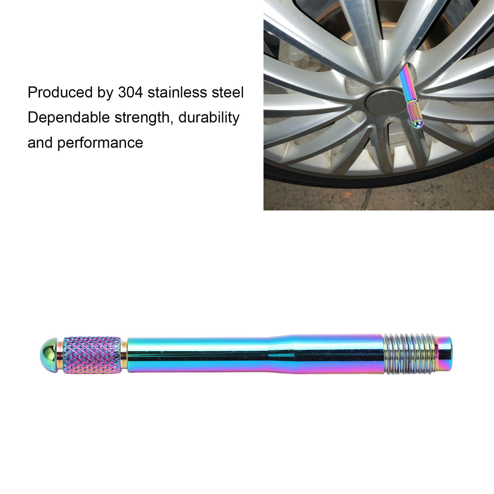 Wheel Alignment Pin Set - 5 Size Stainless Steel Rim Guide Studs For Tire Changes