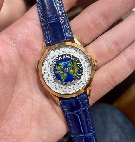 Patek Philippe 5231J World Time Grand Feu Cloisonné Edition En...