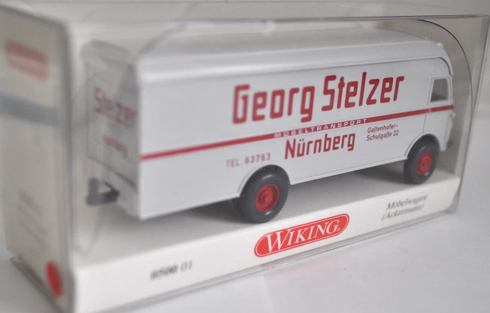 Wiking 0500 01  MB Ackermann Vintage Moving Van ("Georg Stelzer") -  NEW w/BOX - Image 3 of 4