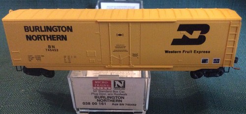 MTL Micro Tren 038 00 161 Burlington Northern BN 745452 50 Boxcar WESTERN FRUIT | Zustand: New