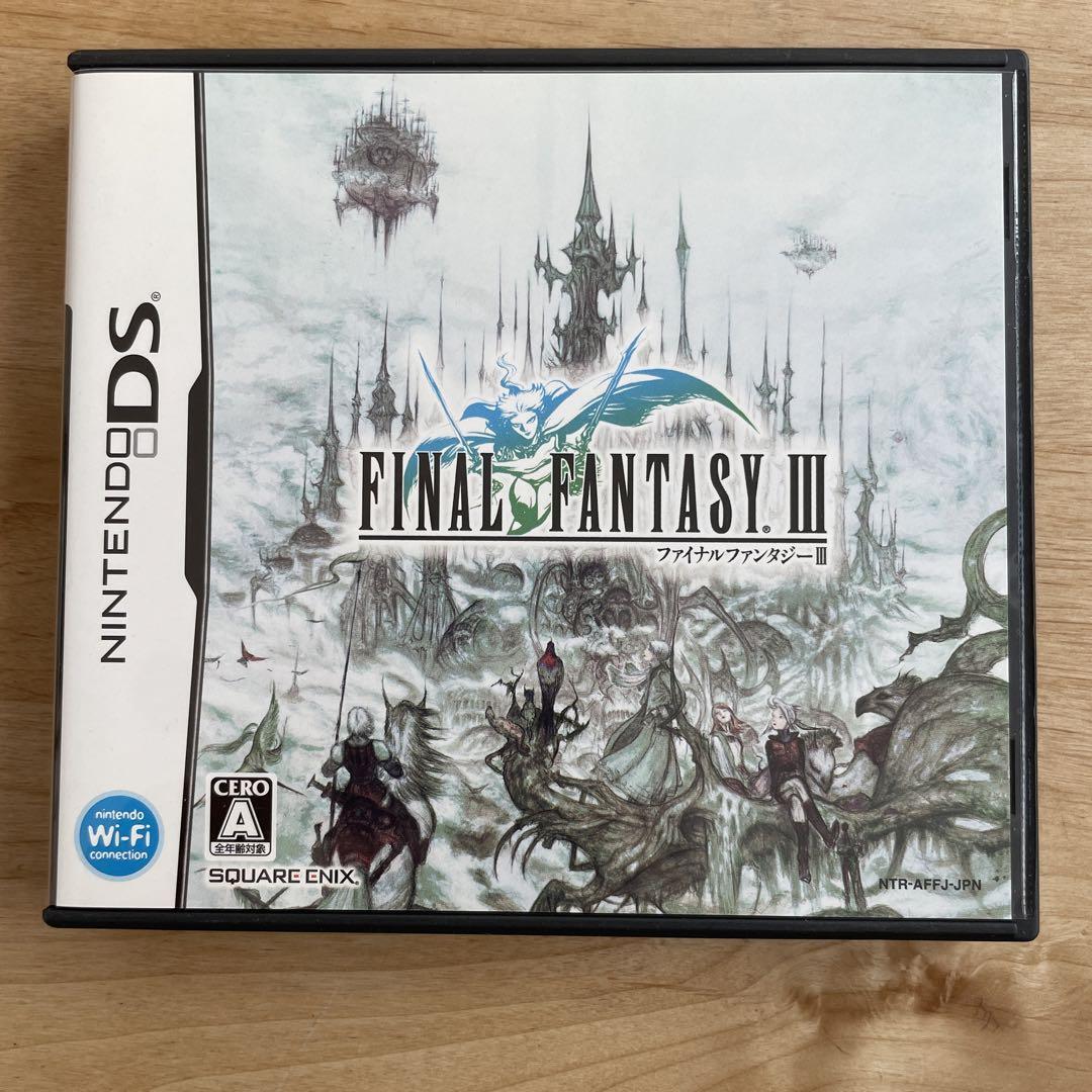 Final Fantasy III 3 FFIII Nintendo DS NDS Square Enix RPG Game w