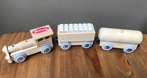 playskool wooden train set