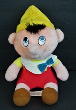 Vintage 1985 Walt Disney Pinocchio Plush Doll Animated Classic Film 7.5" Stuffed
