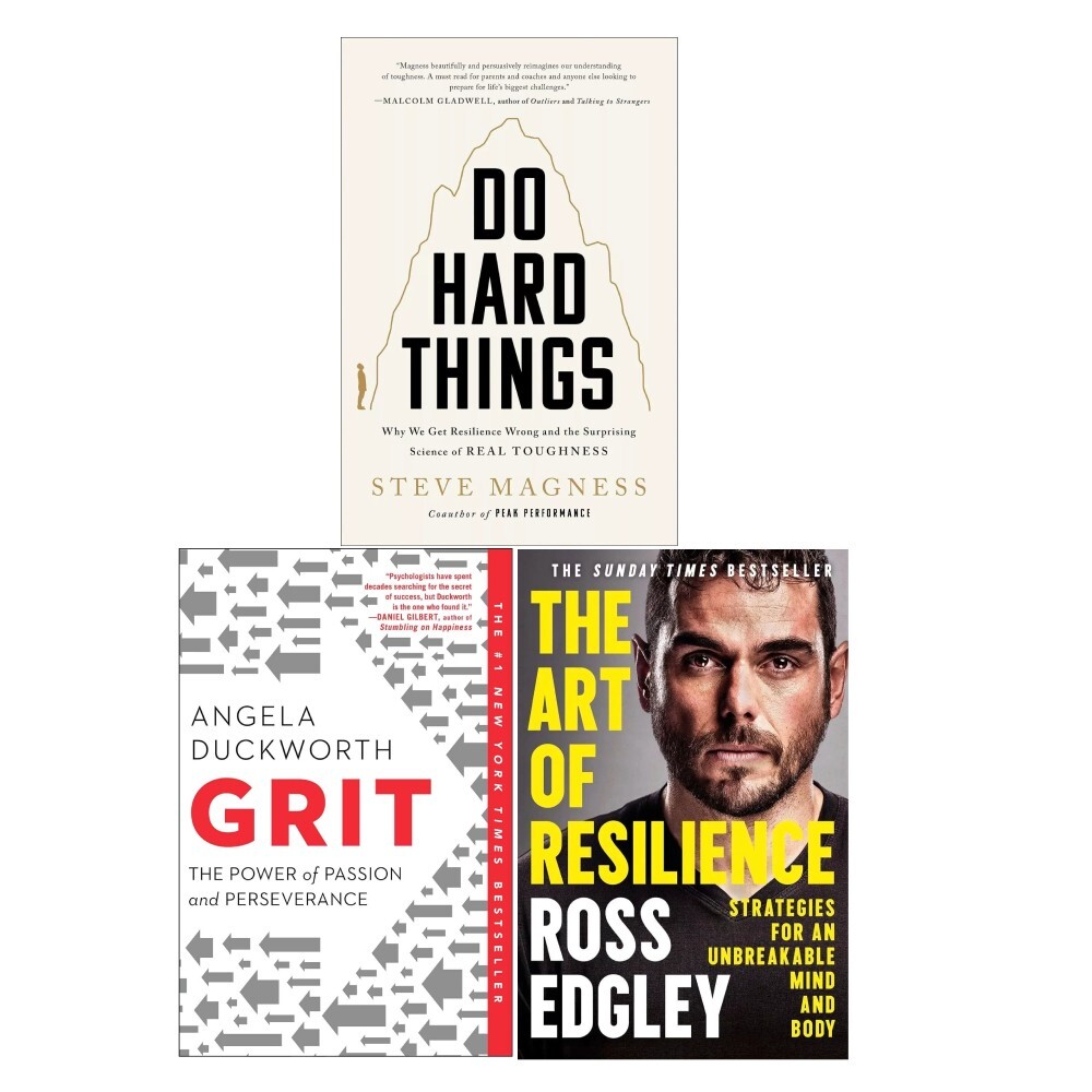 Do Hard Things, Grit Why passion, The Art of Resilience 3 Books Collection Set