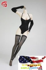 1/6 women black underwear dress Lingerie for phicen kumik 12" figure ❶US SELLER❶