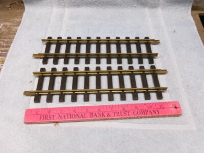** TWO (2) - 12'' pcs of L.G.B - LEHMANN - STRAIGHT TRACK - 1990 - West Germany