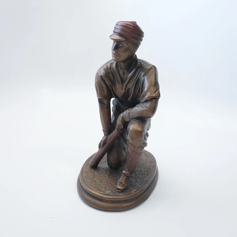 Austin Vintage 1992 Bronce Béisbol Escultura “En Cubierta” Estatua de Bateo 10” Foto 2 de 4