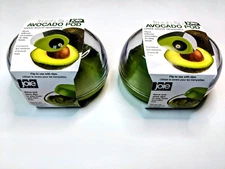 2 Pack Joie Avocado Pod Food Saver 12 ounce Capacity, Green 31024