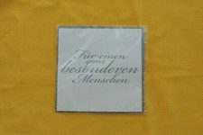 PANDORA Genuine Greeting / Gift Card with Envelope IN GRAY 5 X 5 IN GERMAN 