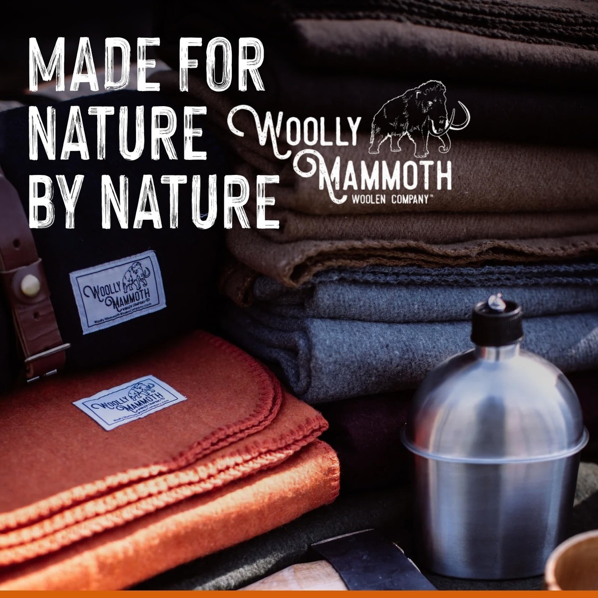 Woolly Mammoth Merino Wool Blanket - Large 66
