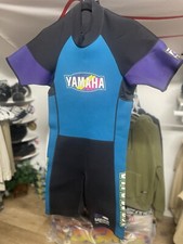 Yamaha Wetsuit Flatlock Stiched Mens Medium Vintage Neopreme 2mm Body Board