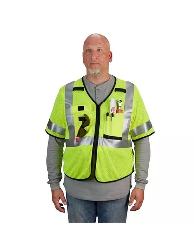 Milwaukee Tool 48-73-5221 Arc-Rated/Flame-Resistant Cat 1 Class 3 High - product listing photo