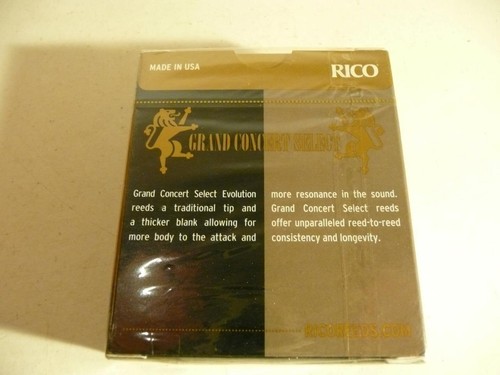 10 D'ADDRIO RICO GRAND CONCERT SELECT EVOLUTION Bb CLARINET REEDS UNFILED - Picture 9 of 12