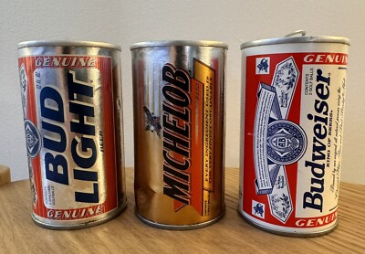 Vintage Bierdose Golfball Sets Budweiser Michelob Bud Light Sammler Konvolut