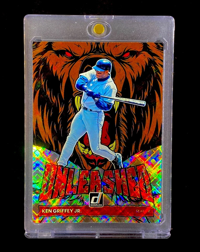KEN GRIFFEY JR. DIAMANTE REFRACTOR SP HOLO MLB Tarjeta Rara PLATA - MARINEROS Foto 2 de 4
