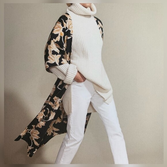 Maison Du Soir Kimono Women S/M 0-8 Selena Black … - image 6