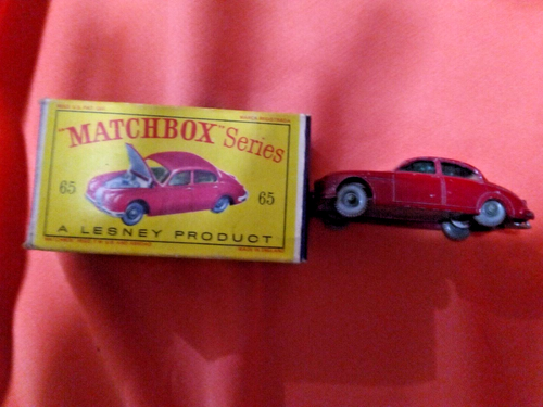 Matchbox Lesney 65 a Jaguar 3.4 Litre Sedan C Style Repro Box
