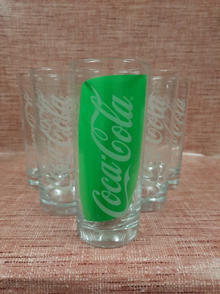 Coca Cola Glas 6x 0,2 l Gastro Coca-Cola aktuelles Design - Bild 2 von 3