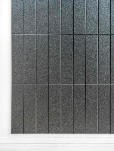 Modular Gray-Black Felt Wall Tiles - 24 Panels for Stylish Bulletin Boards - Picture 4 of 8