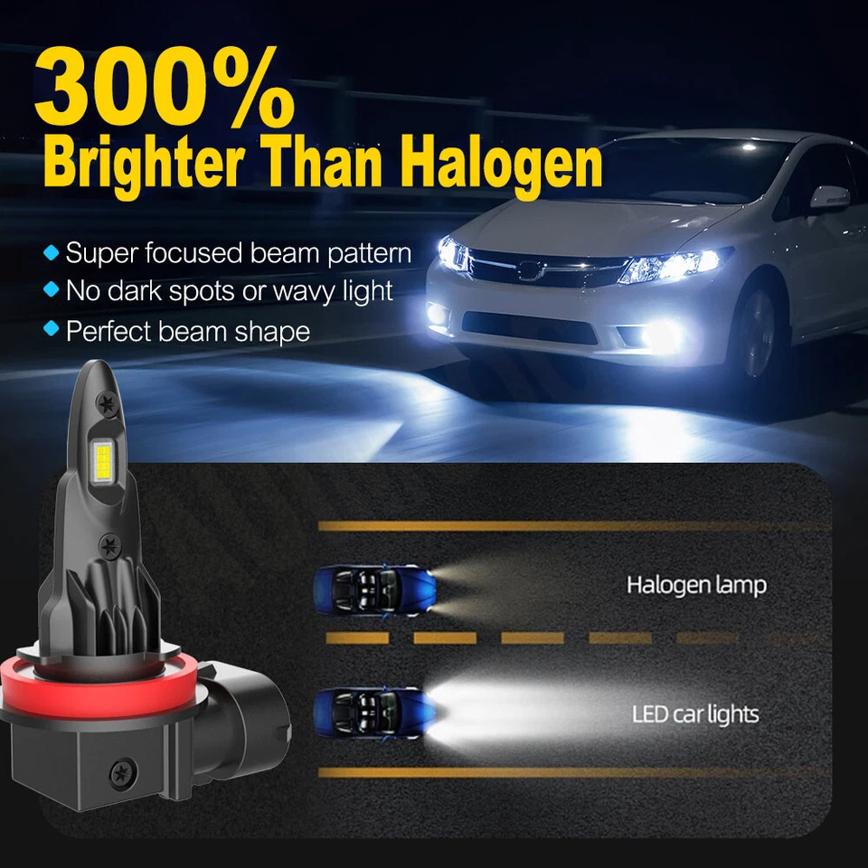 AUIMSOCO Bombillas LED Faros Para Mitsubishi Montero Sport 2009-2020 Super Brillantes Foto 2 de 4