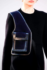 CÉline Holster Sling Wool Leather Aw15 Phoebe Philo Rare Runway Navy Black £2200