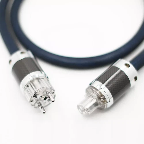 HIFI 8N Copper Audio Power Wire Gold Plated EU US Plug Power Cord for DVD CD AMP - Picture 15 of 18