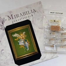 Archangel Beaded Cross Stitch Chart and Embellishment Pack Mirabilia Designs