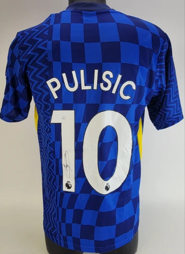 Christian Pulisic Signed Autographed Chelsea FC Soccer Jersey (JSA COA)