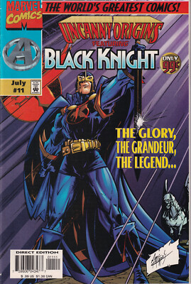 UNCANNY ORIGINS featuring BLACK KNIGHT Vol. 1 # 11 July 1997 MARVEL Comics