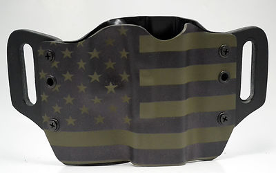 Green & Black USA OWB Kydex Holster For Smith & Wesson