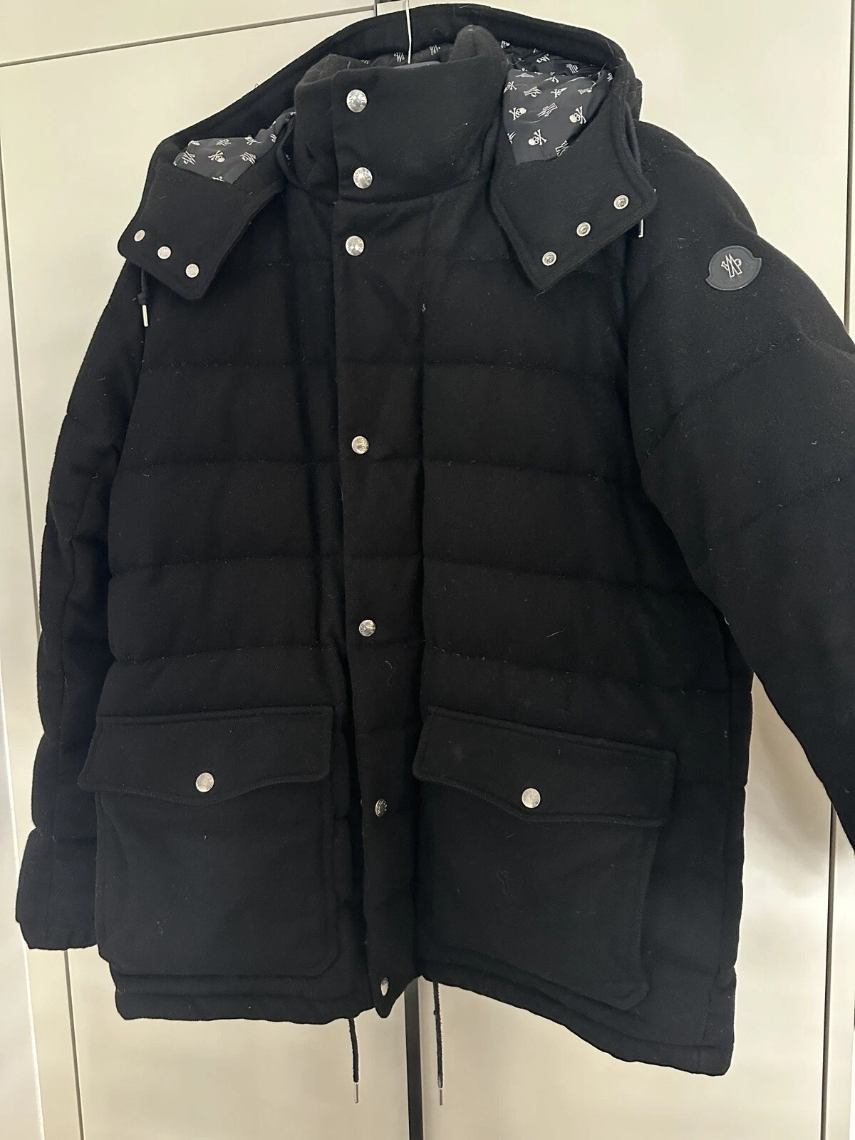 MOLTO RARO Moncler x Mastermind Giappone Tampone Piuma Cashmere