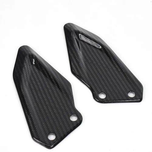 Rear Carbon Fiber Heel Guard Fairing Foot Peg Plates Fit For BMW S1000RR 19-24 - Picture 12 of 12