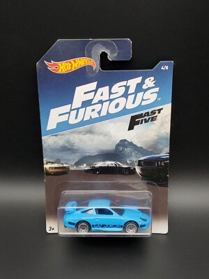 Hot Wheels Fast & Furious Fast Five #4 Porsche 911 GT3 RS Damaged Blister 