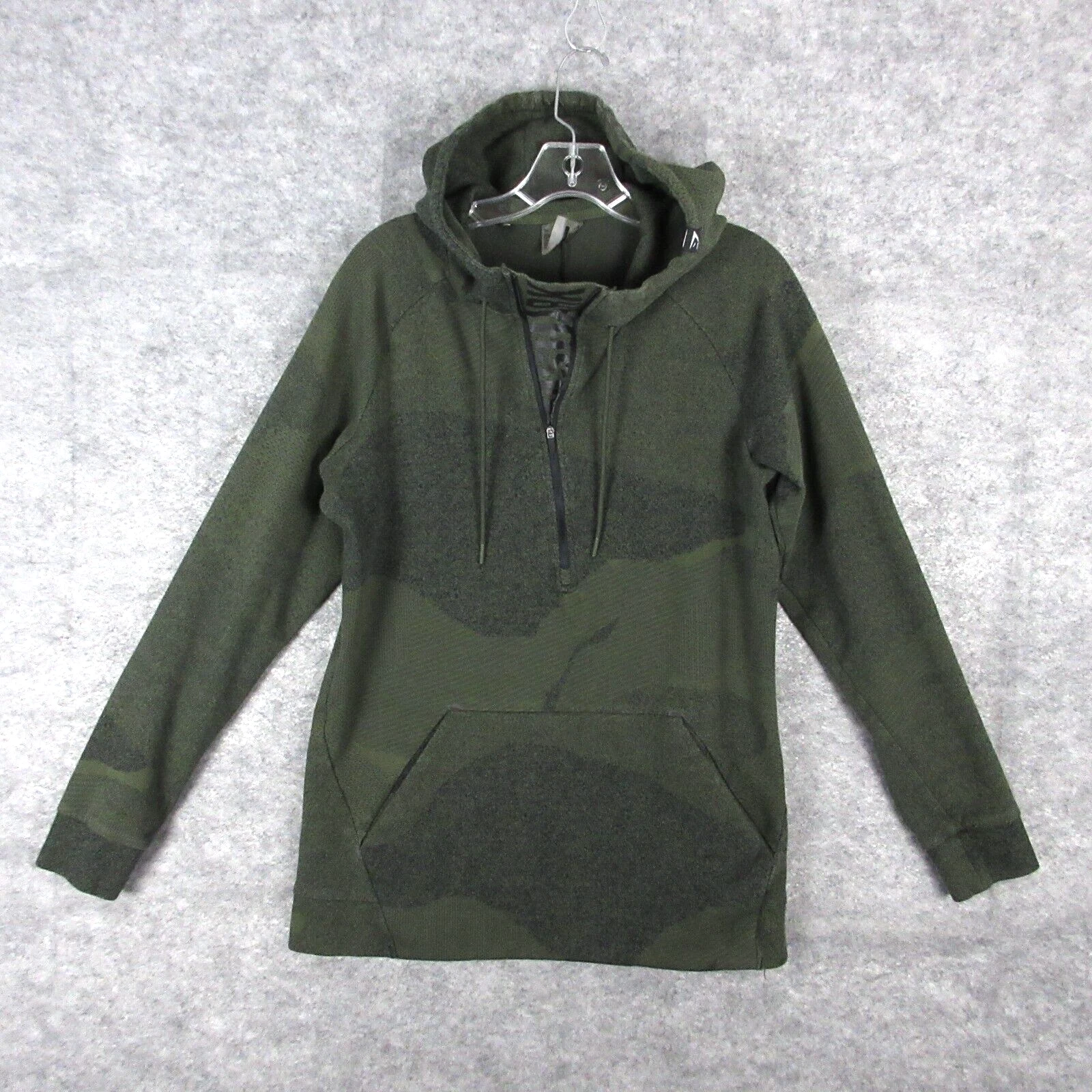 gymshark ultra jacquard camo sweatshirt pocket tech hoodie