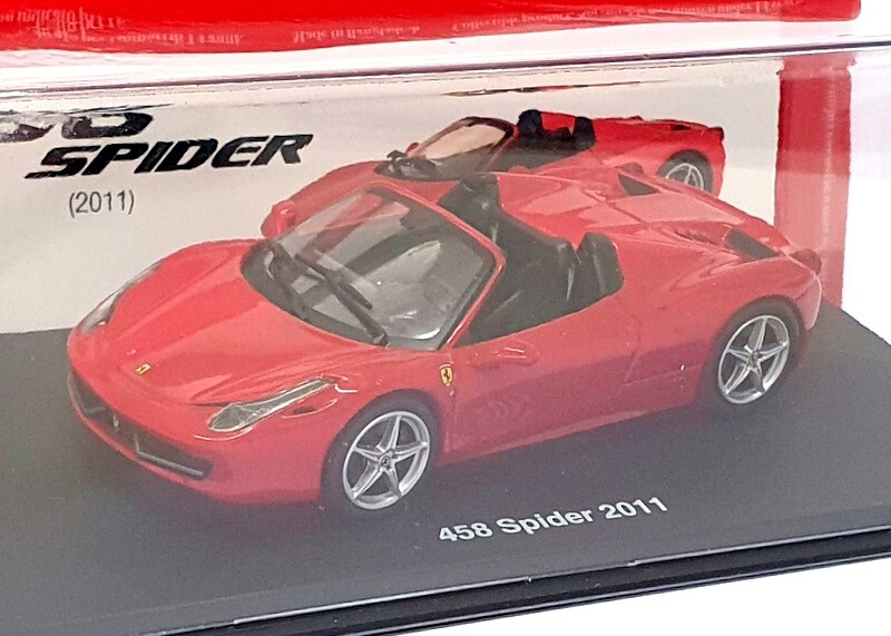 Altaya 1/43 Scale Diecast 2011 Ferrari 458 Spider Red Model 5425Q