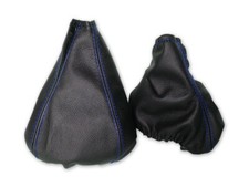 Schaltsack Handbremsabdeckung Fur Alfa Romeo Giulietta 2010-18 Leder Naht Blau