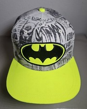 Batman Gotham City Neon Green Strapback Hat/Cap Size Youth Movies Travel Outdoor