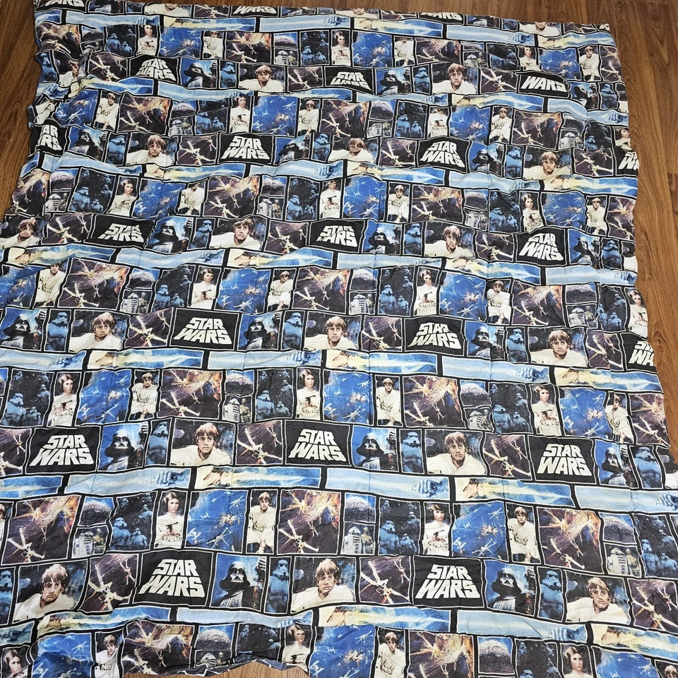 Edredón Reversible Doble Star Wars 75x70" Lucasfilms Darth Vader Luke De Colección Leer Foto 3 de 4