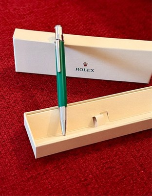 Rolex Emerald Oyster Ballpoint Pen, New Boxed, Black Refill