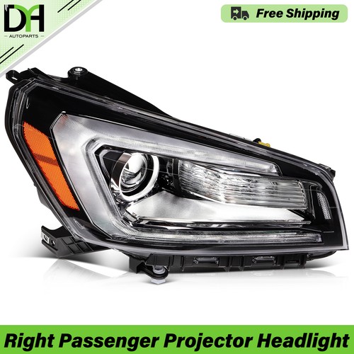 For 2013-2016 GMC Acadia Denali Chrome Amber Projector Headlight Lamp w/ LEDDRL - Picture 49 of 60