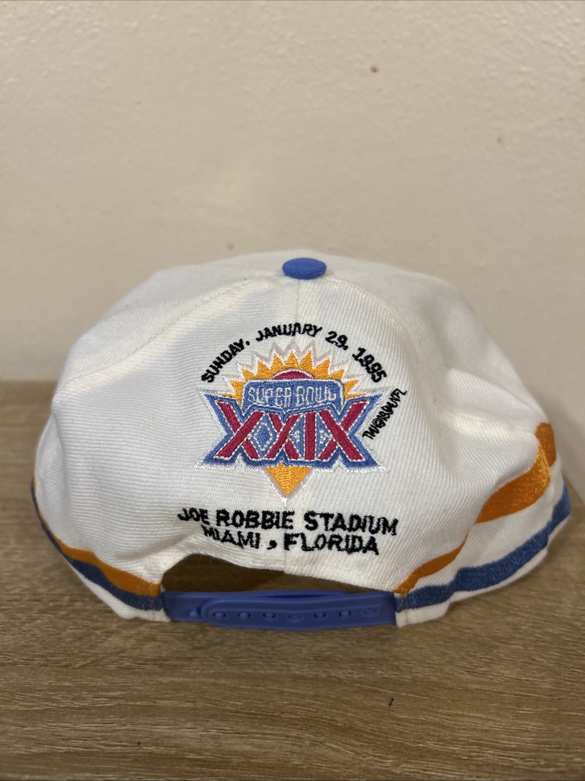 Vintage Rare Super Bowl XXIX 1995 Chargers Vs 49ers NFL Apex One Snapback Hat