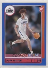 2021-22 Panini NBA Hoops Rookies Blue Jason Preston #242 0c7d