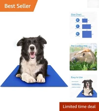 Chillz Gel Mat for Pets, Large Size - Cooling Pressure-Activated Pad (36"x20")