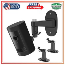2 Pack Adjustable Wall Mount for Ring Stick Up Cam Indoor Outdoor Black